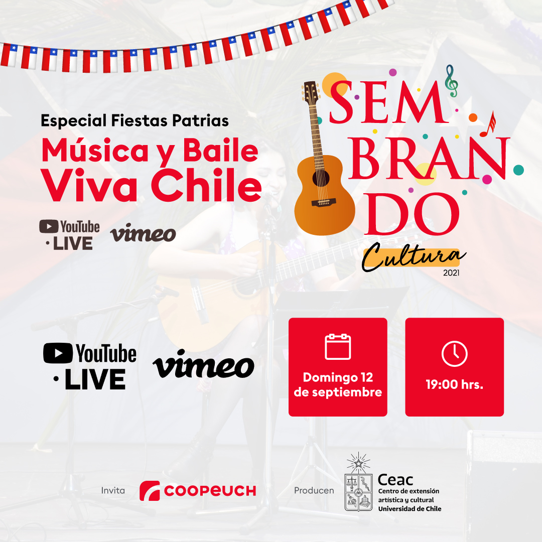 Sembrando Cultura:  Coopeuch transmitirá especial musical online y gratuito para celebrar las Fiestas Patrias  