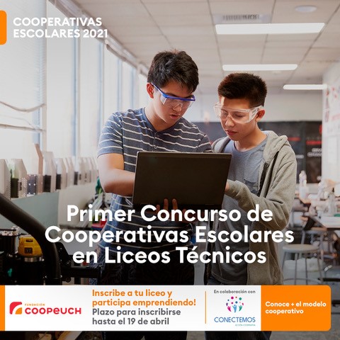 Fundación Coopeuch lanza concurso para crear cooperativas escolares en liceos técnicos de todo el país