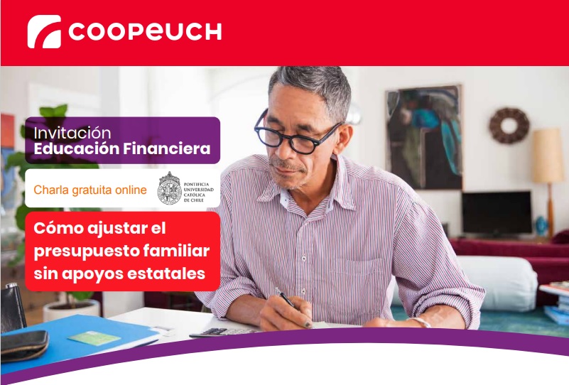 Coopeuch realizará nueva charla gratuita de educación financiera abierta a socios y toda la comunidad